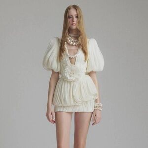 Elegant White Mini Dress